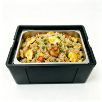 Conteneur isotherme EPP 33L GN 1/2 Gastronorm pour aliments chauds et froids, boîte de traiteur à chargement frontal, léger, qualité alimentaire, empilable