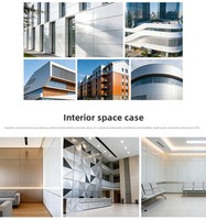 Panneau composite en aluminium de luxe avec revêtement PVDF, ignifuge et écologique, pour les façades d'hôtels, de centres commerciaux, de bureaux, d'immeubles, d'appartements et d'entrepôts