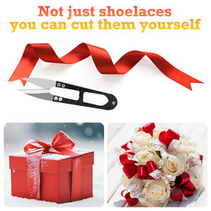 WEGOODZF Custom 2 cm nastro di raso piatto lacci 4/5 pollici colorati in seta di poliestere per scarpe da donna con zeppa - Product Image 6