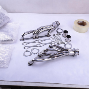 Collecteur d'échappement en acier inoxydable LK Performance SBC compatible avec Chevy Nova SS Camaro 1967-1992 <span class=keywords><strong>Corvette</strong></span> <span class=keywords><strong>C3</strong></span> V8 Small Block - Product Image 4