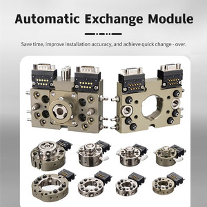 Sostitutore Rapido Pneumatico per Robot, Disco Quadrato per Scambio Utensili, Struttura di Bloccaggio Stabile per Robot Articolati EOAT, Stampaggio a Iniezione - Product Image 2