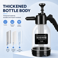 Pulvérisateur à mousse à pompe manuelle OEM 2L pour lavage auto, bouteille de mousse de neige pour outil de nettoyage et de detailing automobile