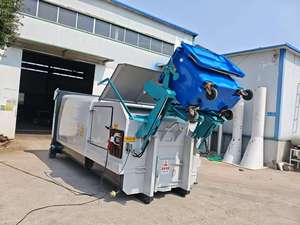 ضاغط نفايات هيدروليكي متنقل بنظام الرفع بالخطاف من RNKJ - Product Image 3