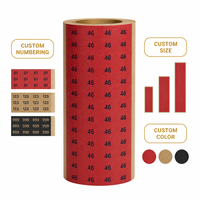 Autocollants en papier kraft écologiques imperméables avec découpe et impression couleur, personnalisables avec votre design et votre logo, pour l'emballage