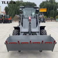 Chargeuse sur pneus hydraulique TLERA 936 de fabrication chinoise avec attache rapide et grande benne pour travaux agricoles et de jardinage
