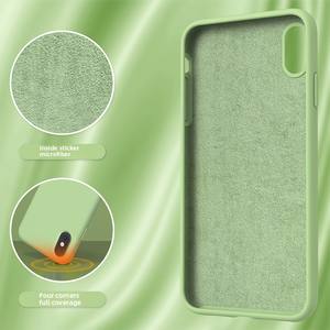 <span class=keywords><strong>Cover</strong></span> protettiva europea americana di lusso in <span class=keywords><strong>Silicone</strong></span> liquido All-Inclusive per <span class=keywords><strong>iPhone</strong></span> X custodia per telefono cellulare con impronte digitali - Product Image 4