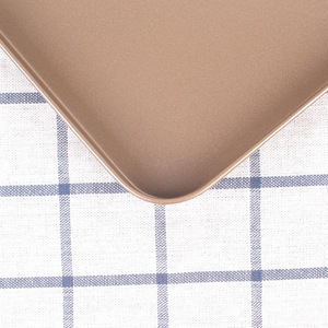 Gold Rectangular Baking Pan 10 Inch Carbon Steel Non Stick Cake Mold Kitchen Baking Utensil - Product Image 2