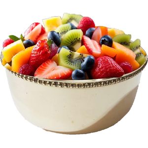 PARIJAT Handicraft Medium Size Brass Metal Mixing Bowl Egg Beating <b>Salad</b> Serving Decorative Kitchen <b>Tool</b> for Serving Purposes - Product Image 5