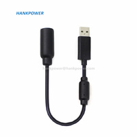 Câble adaptateur USB vers manette filaire de haute qualité pour manette Xbox 360, accessoires de jeu