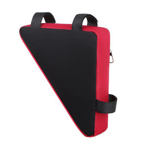 Nueva bolsa triangular para bicicleta, 1L, portátil, de montaje frontal con cremallera, para accesorios de ciclismo de montaña. - Product Image 4