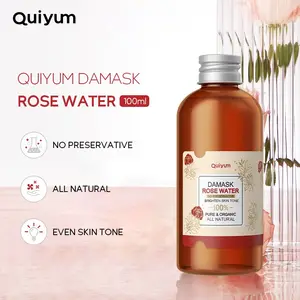 Private Label Natural Rosewater agua de rosas Facial Hydrating Skin Care Face Toner Rose Water for face