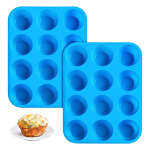 <span class=keywords><strong>Stampo</strong></span> per Muffin <span class=keywords><strong>in</strong></span> Silicone Alimentare a 12 Cavità, Vendita Diretta dalla Fabbrica - <span class=keywords><strong>Stampo</strong></span> da Forno Domestico Modello CXKP-2006A - Product Image 5
