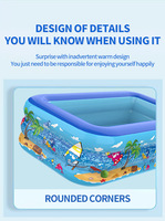 Piscine gonflable portable en PVC écologique et durable pour enfants, adultes et nouveau-nés, idéale pour l'utilisation en extérieur
