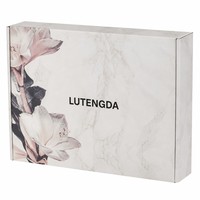 Individuell Bedruckte Wellpappe-Versandkartons Umweltfreundliche Stanzverpackung für Bekleidung Kosmetik Geschenke &amp;   Kerzenverwendung