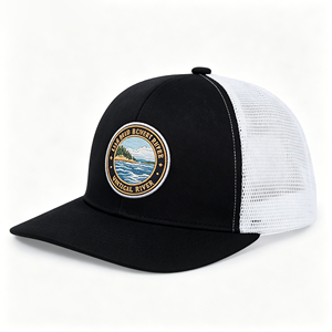 Custom Logo Trucker Hat Cotton Mesh Trucker Hats 5 Panel <b>Camo</b> Trucker <b>Caps</b> - Product Image 1