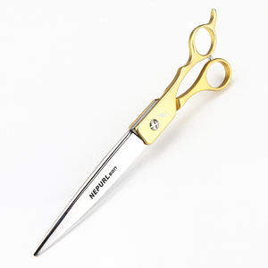 Forbici Professionali da 7,5 Pollici BG 01 con Manico in Alluminio, Nuovo Design alla Moda per Bellezza e Barbiere, Forbici Piatte HS-357 - Product Image 3