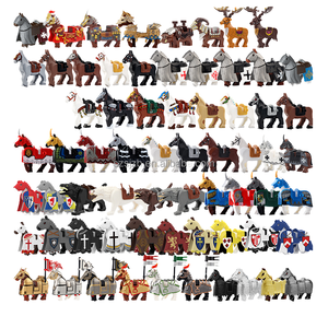 <span class=keywords><strong>DR</strong></span> TONG Antik Süvari Mini Aksiyon Figürleri Eğitici Oyuncak ABS Yapım Blokları 4.5CM Ölçek 14+ Yaş Çocuklar İçin At Figürleri - Product Image 4