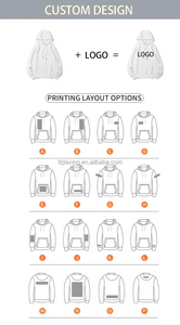 Sudadera con Capucha Personalizada para Hombre, Estilo Urbano, con Bolsillo con Diseño Animal, para Invierno, de Poliéster/Algodón - Product Image 6