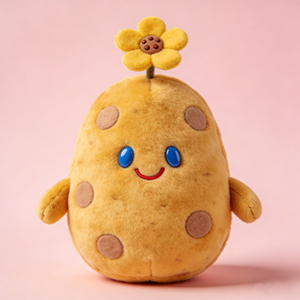 Lindo Peluche <span class=keywords><strong>de</strong></span> Patata Pequeño, Llavero <span class=keywords><strong>de</strong></span> Peluche <span class=keywords><strong>de</strong></span> Patata <span class=keywords><strong>de</strong></span> Dibujos Animados, Juguete <span class=keywords><strong>de</strong></span> Peluche Suave, Mini Peluche para Bolso, Regalo Ideal - Product Image 1