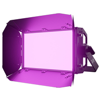 Lampu Panel LED Video Conference 200W RGBW Warm White CRI94 Studio Soft Light RDM Silent LED Panel Light untuk Siaran Langsung TV