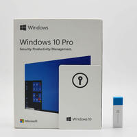 Clé de Licence Authentique Windows 10 Pro, Activation en Ligne Mondiale, Prise en Charge Multilingue, Clé USB, Origine US, Ventes Fiables
