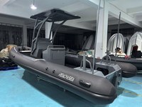 Bateau pneumatique RE600 600cm Achilles Hypalon à coque en aluminium avec console