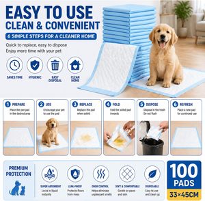 Wholesale Super Absorbent Disposable Breathable Skin Friendly Puppy Toilet Mat Hygiene Pet Care Mat Pet Pee <b>Pad</b> for Dogs - Product Image 5