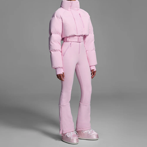 Mono de Esquí para <span class=keywords><strong>Mujer</strong></span> CONMR, de una Pieza, con Forro Térmico, Exterior Impermeable y Resistente al Viento, para Actividades al Aire Libre en Invierno - Product Image 6