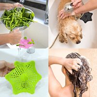 Couvercle de vidange de douche en Silicone pour salle de bain, collecteur de cheveux, offre spéciale