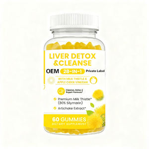 Hoge Absorptiekracht Lever Detox Reiniging 28-in-1 Mariadistel Appelazijn Gummies Energiebeheer Darmgezondheid - Product Image 1