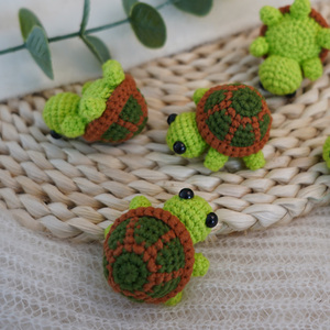 Juguete de Peluche de Tortuga <span class=keywords><strong>Verde</strong></span> Hecho a Mano, Adorable Muñeco de Tortuga Marina <span class=keywords><strong>Amigurumi</strong></span> para Regalo Infantil, Decoración con Temática Oceánica, Anime - Product Image 1