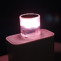 AlcantaLED Lumière Ambiante LED USB pour Voiture, Lampes Décoratives Mini Atmosphère pour l'Intérieur, Lumière Portable pour Voiture, Plug and Play