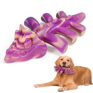 Jouets à mâcher <span class=keywords><strong>pour</strong></span> chiens agressifs, lot de 3, <span class=keywords><strong>jouet</strong></span> <span class=keywords><strong>pour</strong></span> <span class=keywords><strong>chien</strong></span> en nylon durable, <span class=keywords><strong>pour</strong></span> les garder occupés, très résistant, très grand, saveur bœuf, violet - Product Image 3