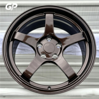 Jantes forgées sur mesure 17-24 pouces pour Toyota Supra Nissan GTR, finition brun brillant, 5 branches, alliage 6061-T6, multi ET Offset