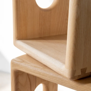 Taburete de inodoro de madera de diseño moderno duradero para cama de niños y taburete de paso de granja - Product Image 6