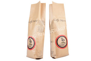 Kraft personnalisé BOPP support feuille d'aluminium pochette à fermeture éclair alimentaire. currentTimeMillis()Grade <span class=keywords><strong>poignée</strong></span> thermoscellée farine Snack emballage de thé - Product Image 4