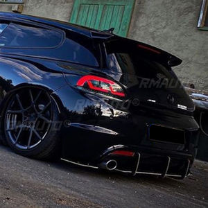 <b>Car</b> Rear Bumper <b>Diffuser</b> Lip Rear Side Splitters Spoiler Lip <b>for</b> Volkswagen Scirocco R 2015-2016 Body Kits Tuning - Product Image 6