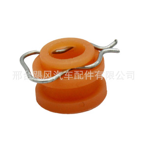 Ford Mustang Window Regulator <b>Roller</b> Clip C0AB6423240B Orange <b>Rubber</b> With Metal Spring For Car Repair - Product Image 4