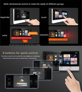 Uemon 6-Inch F5 Nhà Thông Minh Tự Động Hóa Bảng Điều Khiển Wifi Tuya 8-Nút Âm Nhạc Khuếch Đại Với Màn Hình Cảm Ứng Và Hệ Điều Khiển Android - Product Image 2
