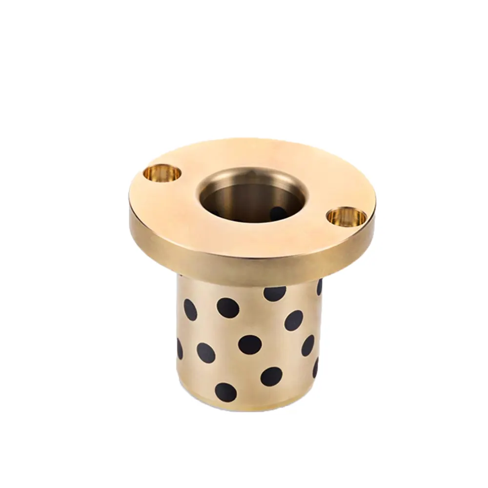 High quality copper alloy CuAl10Ni5Fe4 casting graphite bushing dry bearing for consecutive casting and rolling machines