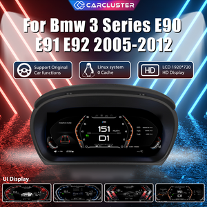 LCD Digitales Kombiinstrument für BMW 3er Serie E90 E91 E92 Baujahre 2005-2012 Tachometer Virtuelles Cockpit Instrumententafel Armaturenbrett Auto - Product Image 4