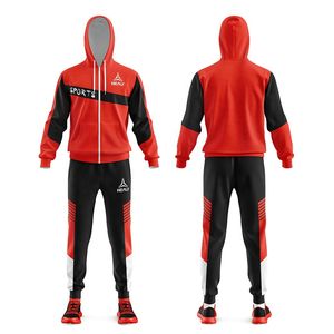 Sweat à capuche et pantalon de survêtement Colorblock de marque personnalisée Ensemble de costumes décontractés pour hommes 2 pièces Vente en gros - Product Image 5