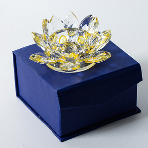 2022 Crystal Lotus <strong>Tealight</strong> Candle <strong>Holder</strong> Glass Lotus for Weeding Home Decor Romantic - Product Image 4