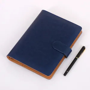 2024 2025wholesale customized logo hard soft pp cover leather business school supplier retail journal 400 pages notebook sticker