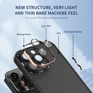 เคสอุปกรณ์เสริมโทรศัพท์มือถือผิวด้านสำหรับ iPhone 14X11 12 13 PRO MAX เคสสำหรับ iPhone 14 PRO MAX - Product Image 6