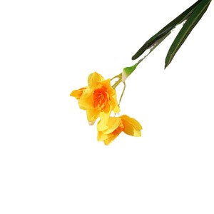 Bouquet de narcisses artificiels en soie, fleurs mélangées pour décoration de mariage et arrangement de salon - Product Image 5