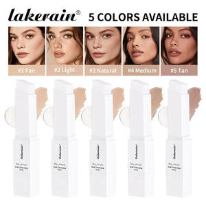 Lakerain BLANC Base <span class=keywords><strong>de</strong></span> Maquillaje en Barra <span class=keywords><strong>de</strong></span> Alta Cobertura, Ligera, Hidratante, Iluminadora y <span class=keywords><strong>de</strong></span> Larga Duración - Product Image 1