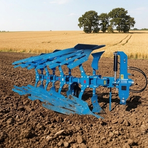 Charrue à socs diesel LEROX haute capacité à 3 rangs, réversible hydrauliquement, avec roulement à billes, garantie 1 an, pour l'agriculture à grande échelle - Product Image 5
