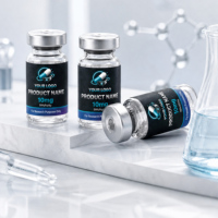 Impresión de Etiquetas Personalizadas para Cajas de Empaque de Péptidos y Etiquetas para Botellas de Vidrio de 3ml y 10ml
