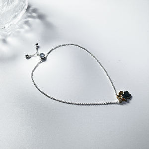 Pulsera de Plata de Alta Calidad con Motivo de <span class=keywords><strong>Oso</strong></span> de España Novedad 2025 Bañada en Oro con Zafiros Lila Creados en Laboratorio Accesorio de Moda - Product Image 6